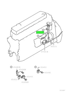 HOSE,INJECTION PUMP FUEL FEED 1