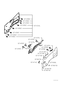 TRIM,FR DOOR,LWR LH 1