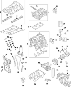 And Rocker Arms Collets - 1.5L