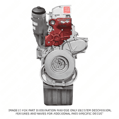 Long Block Engine for MBE 4000 12.8L EPA04 with Manual Transmission