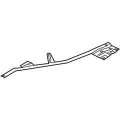 Suspension Subframe Crossmember Brace - Right, Rear, Center (Convertible)