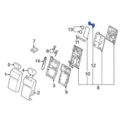 Seat Armrest Cup Holder - Front