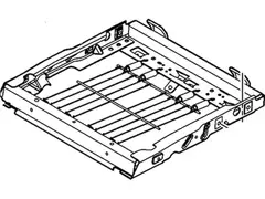 Seat Frame Cushion And Spring - Left, Right, Rear