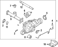Differential Vent Hose <br>Differential - Front 2.3L