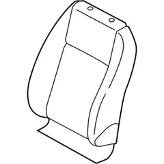 Seat Back Cushion Cover - Right, Front