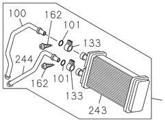 Oil Tube Support Bracket