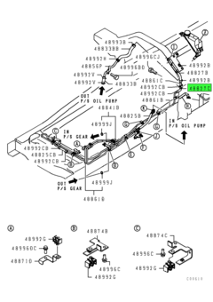 HOSE,P/S OIL RETURN 1