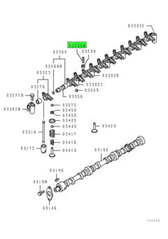 SCREW,VALVE GEAR TRAIN 1