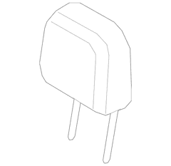 Cover And Pad Headrest - Left, Right, Rear