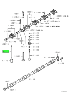 PUSH ROD,ROCKER ARM 1