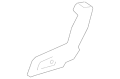 Cover Shield <br>Seat Trim Panel Pivot Seat Valance Onyx - Right, Rear, Outer
