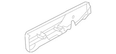 Seat Frame Trim Panel Cover - Rear