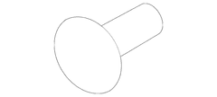 Liftgate Trim Scuff Plate Clip Retaining Pin