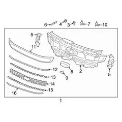 Radiator Grille - Front