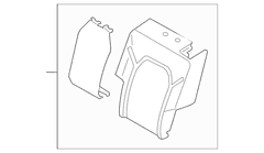 Seat Back Cushion CAPTAINS CHAIRS Pad Heating <br>A used on the of a vehicles