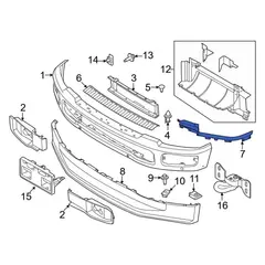 Bumper Trim Molding - Right, Front