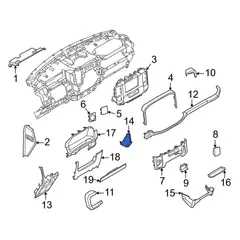 Instrument Panel Trim Bracket