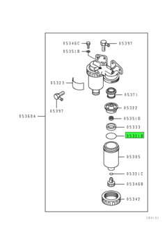 O-RING,WATER SEPARATOR 1