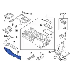 Console Trim Panel Instrument - Right