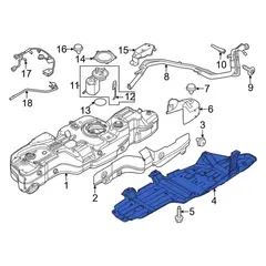 Fuel Tank Shield Heat