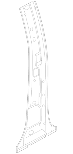 Body B-Pillar - Left, Inner