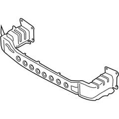 Bumper Impact Bar Floor Crossmember Reinforcement Rebar - Front