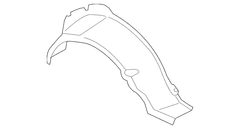 Wheel Housing Side Panel Wheelhouse - Right, Inner, Outer