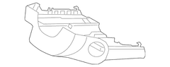 Steering Column Cover Shroud - Lower