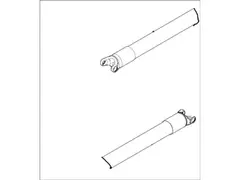 Single Piece Drive Shaft 126 Wheelbase - Rear 3.7L