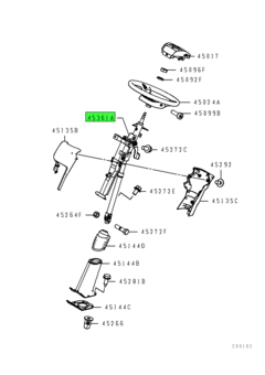 SHAFT ASSY,STEERING 1