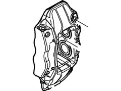 Disc Brake Caliper - Left, Front (GT)