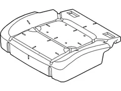 Seat Cushion Pad - Left, Rear