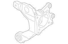 Suspension Knuckle Bushing Repair Kit - Right, Rear (Shelby)