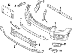 Bumper Impact Bar <br> that performs the function of a Bumper, but is concealed behind cover
