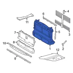 Radiator Grille Bracket - Front