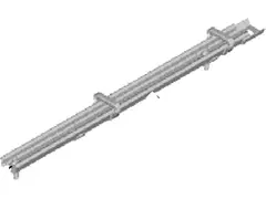 Support - Bus (M2), Rear 15 Seat Configuration High Level
