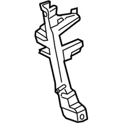 Door Lock Rod Cover Shield - Left, Front