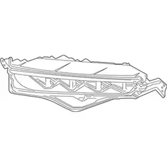 Fog Light Lamp - Left, Front