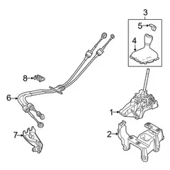 Manual Transmission Shift Knob Gear Change Lever (5-MT, MT)