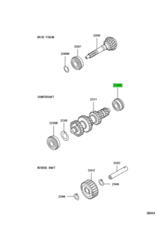 BEARING,M/T COUNTERSHAFT 2