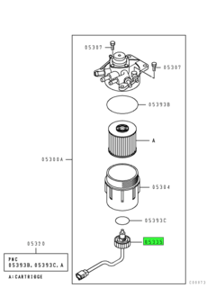 SENSOR,FUEL FILTER 1