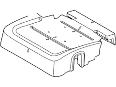 Seat Cushion Foam Pad - Right, Rear