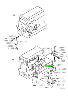 TUBE,T/C OIL RETURN 1