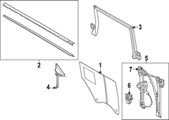 Window Channel Track - Right, Rear