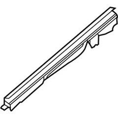 Fender Closing Plate Filler - Right, Front