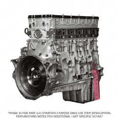 Long Block Engine for Detroit Diesel DD16 15.6L GHG17 with Rear Sump, ESN 1018371 and Earlier Models with 3 Rocker Jake