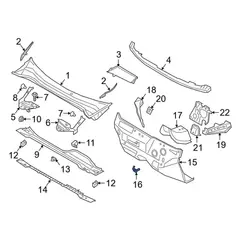 Dashboard Panel Bracket Reinforcement - Front