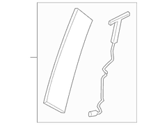Door Applique Exterior molding - Left