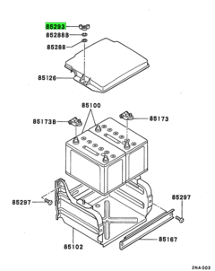 NUT,BATTERY 1