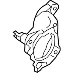 Support Plate Brake Dust Shield Bracket - Right, Rear